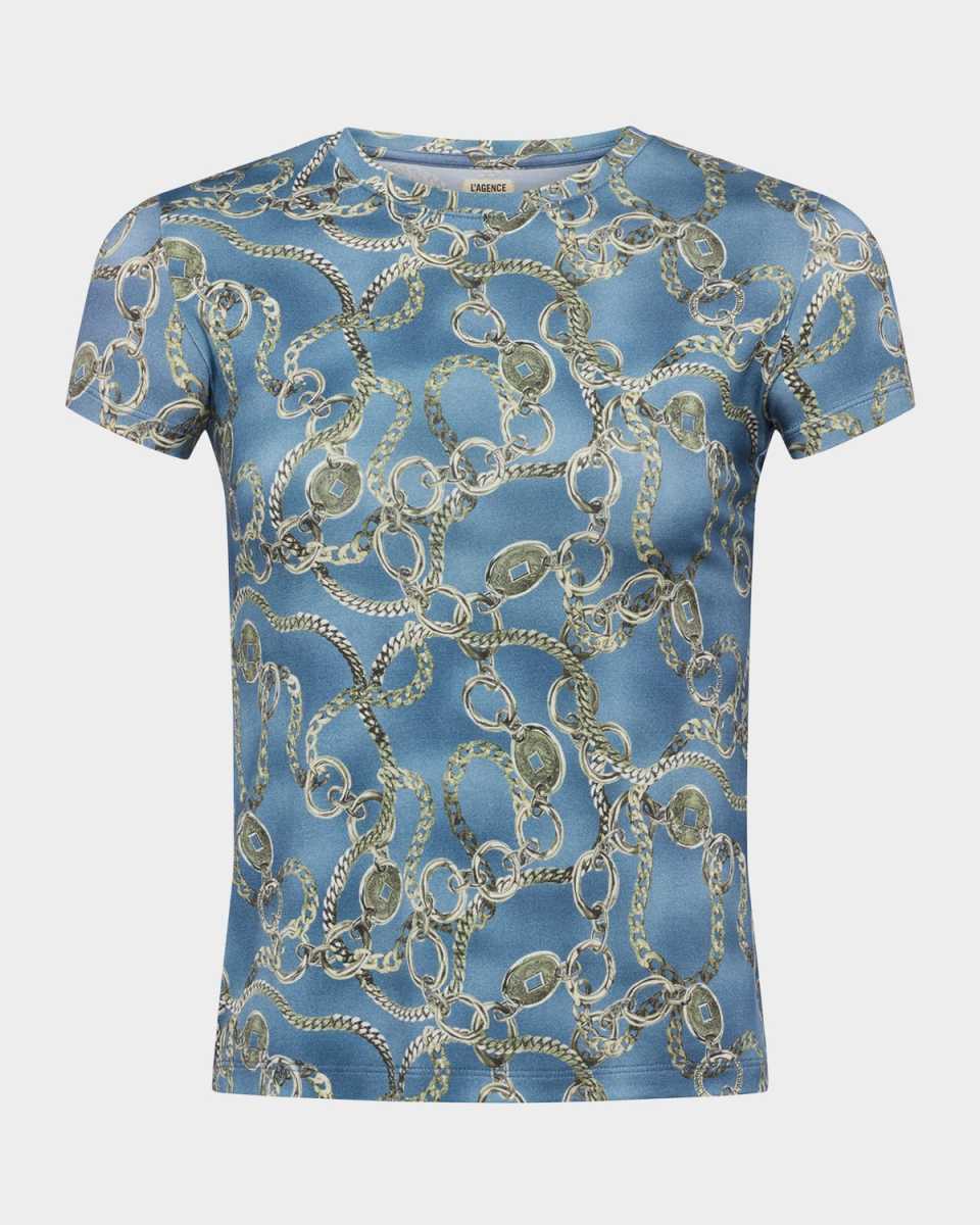 Ressi Short-Sleeve Luck Chain T